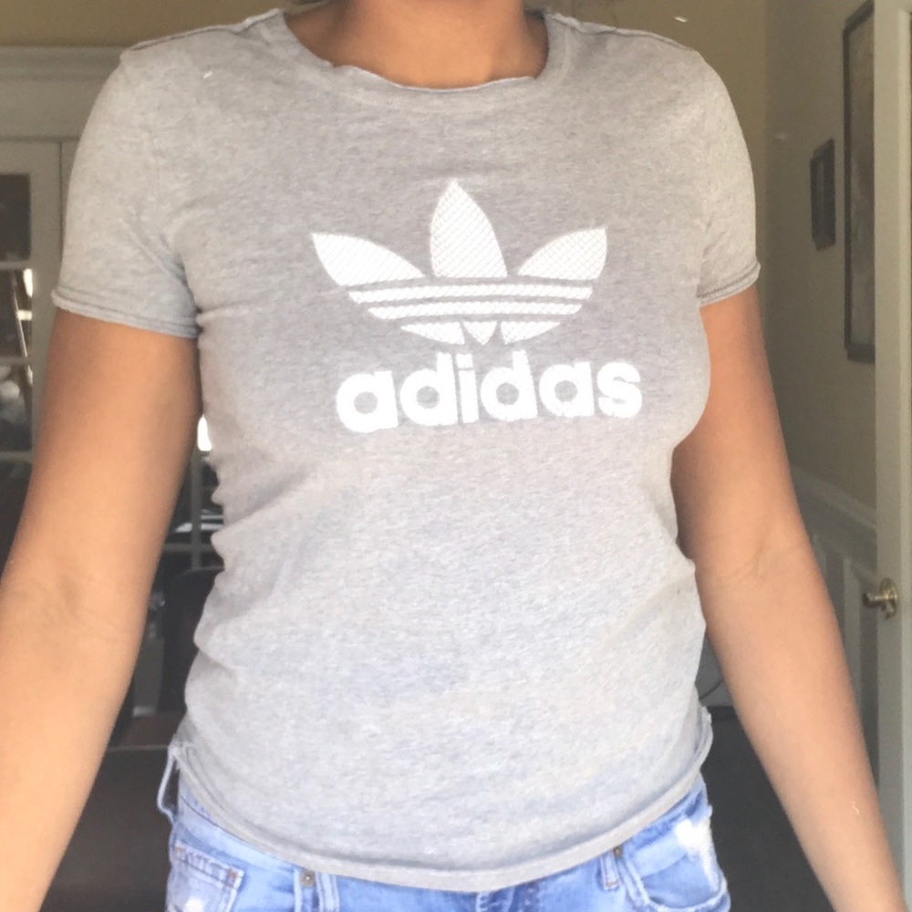 Grey Adidas Tee